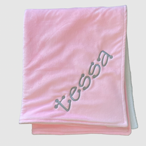 Baby Savvy Blanket | Pink & White
