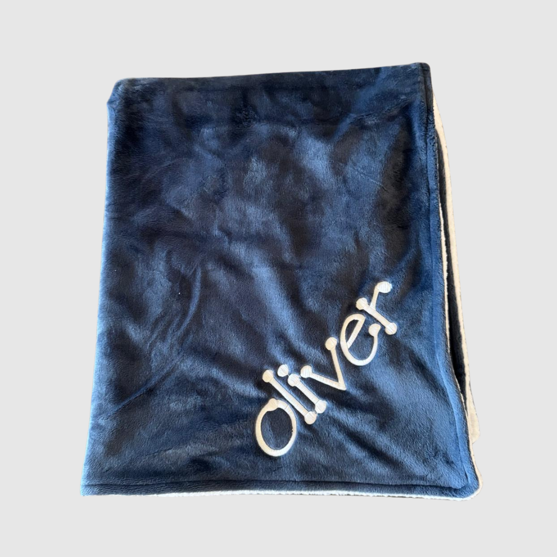 Baby Savvy Blanket | NAVY/WHITE