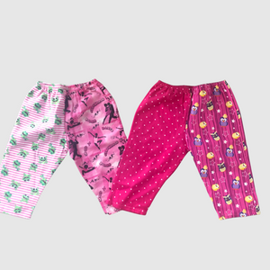 2T SAMJAMS - GIRL'S 100% COTTON FLANNEL - Available Styles 1 & 2