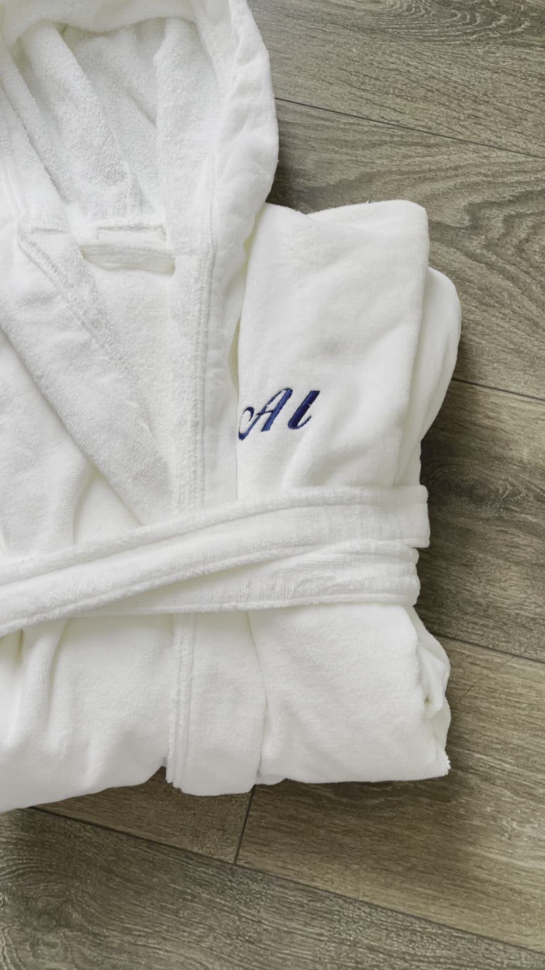 Adults Bath Robes | White Hooded