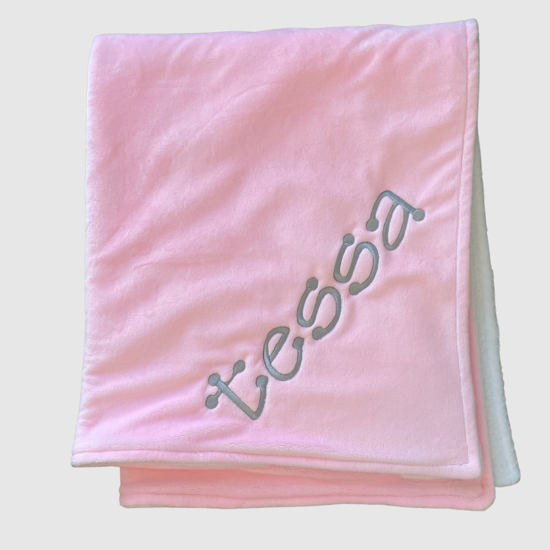 Baby Savvy Blanket | Pink & White
