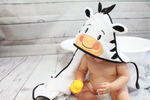 Load image into Gallery viewer, Baby Zebra Animal Hooded Towel -
